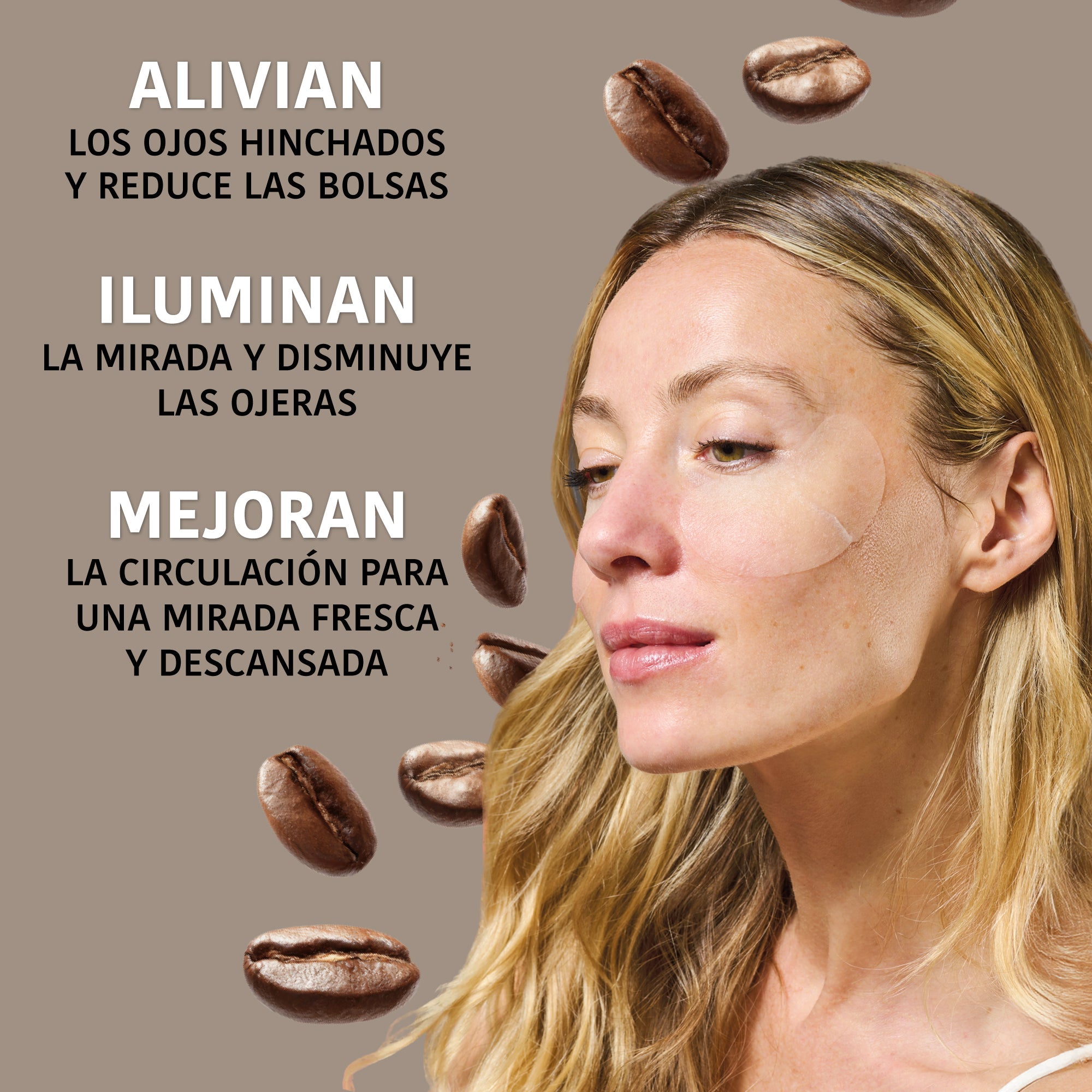 Patchs Yeux Caféine Anti-Fatigue