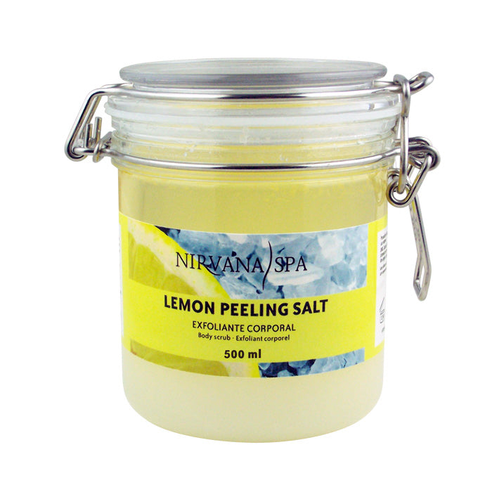 Lemon Peeling Salt 500 ml - Nirvana SPA