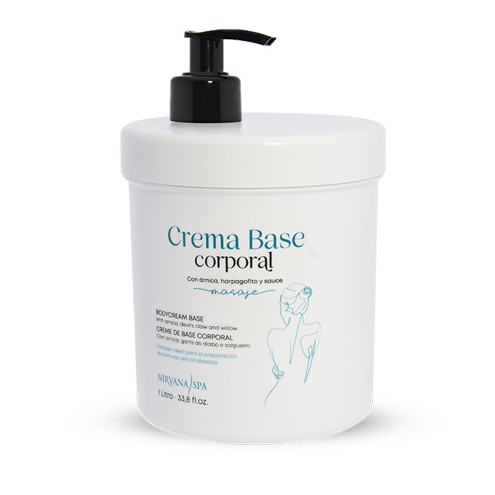 Crema Base Corporal 1 Litro - Nirvana SPA