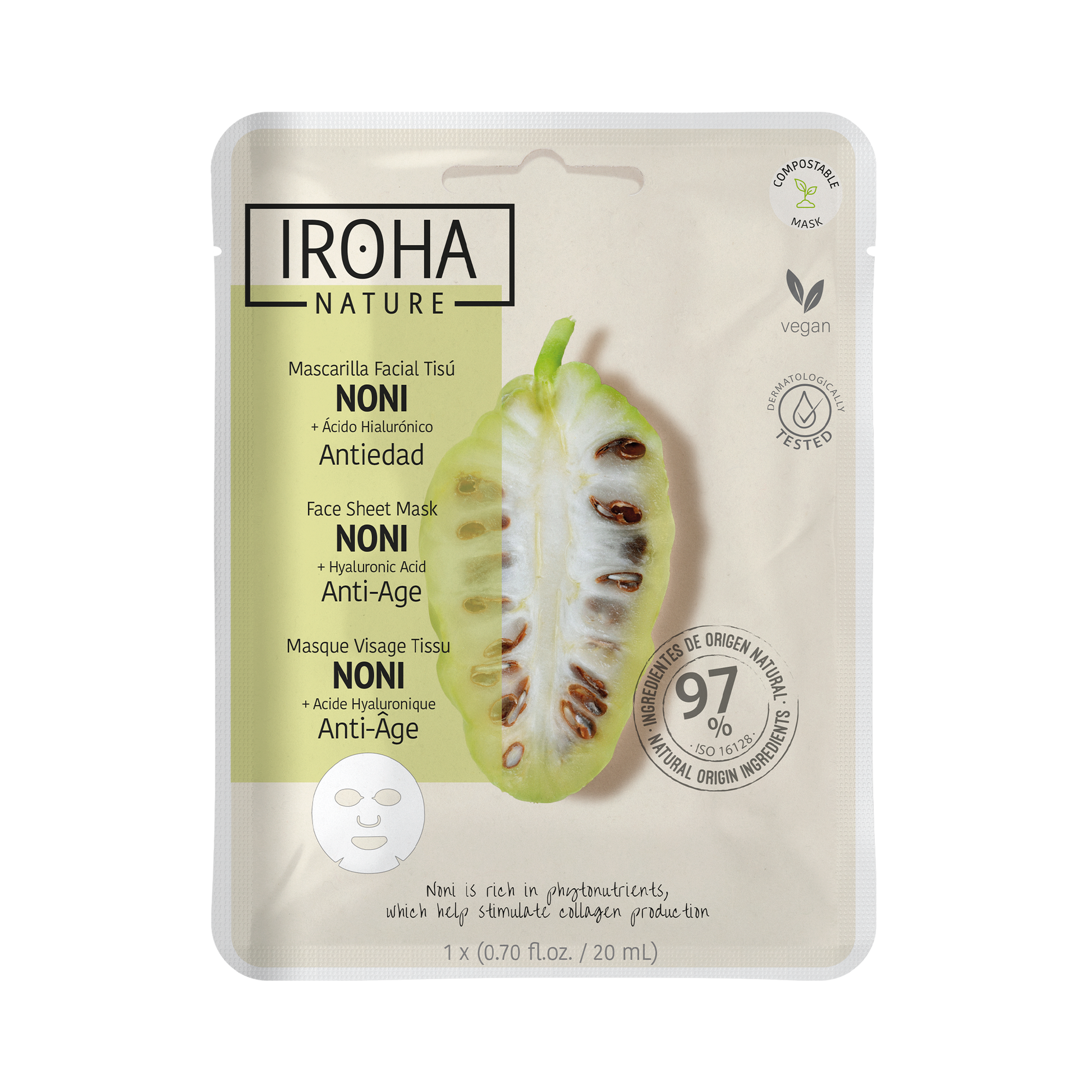 Mascarilla Antiedad con Noni