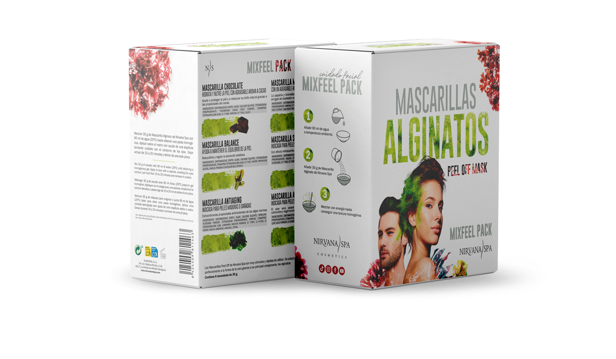 Pack Mascarillas Alginatos 180 g - Nirvana SPA